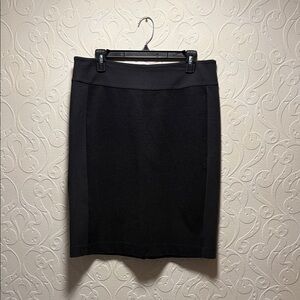 Eileen Fisher Classic Black Pencil Skirt